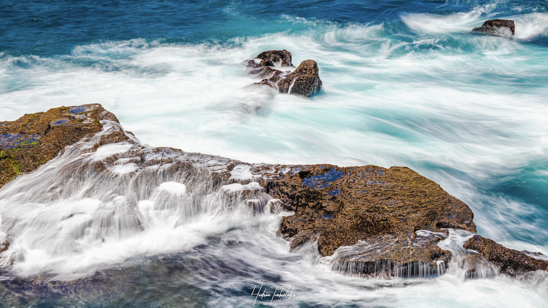 Long Exposure Robberg Rock